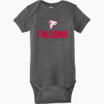 CONSTANTINE HIGH SCHOOL FALCONS Rabbit Skins Infant Fine Jersey Bodysuit Front Thumbnail