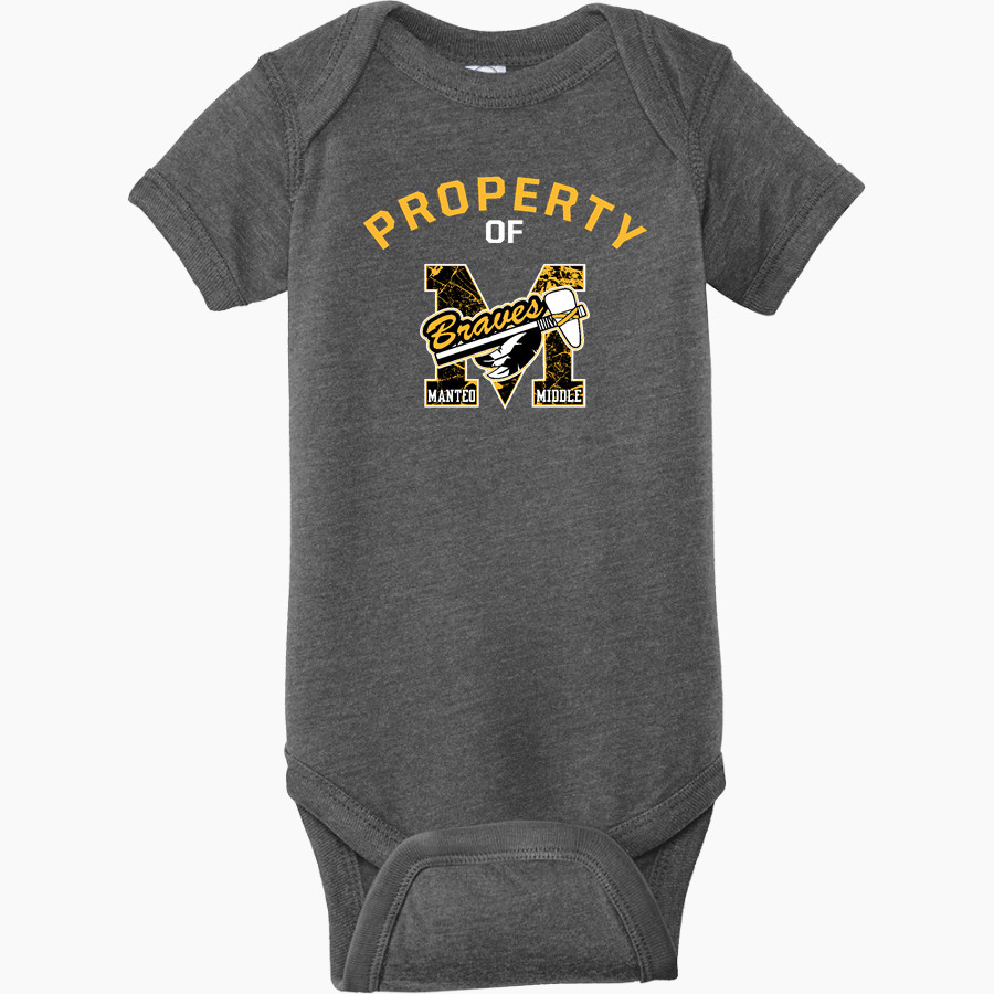 Manteo Braves Rabbit Skins Infant Fine Jersey Bodysuit