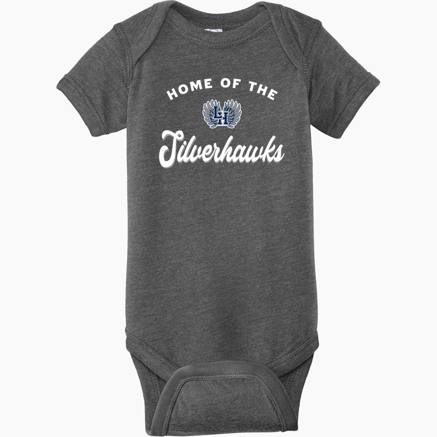 Lake Howell Silverhawks Rabbit Skins Infant Fine Jersey Bodysuit