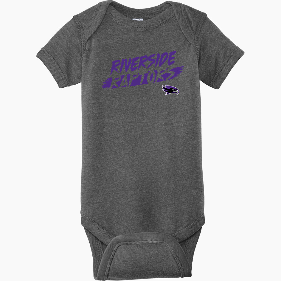 Riverside Raptors <span class="pdp-name-mascot">Riverside High School Raptors</span> Rabbit Skins Infant Fine Jersey Bodysuit