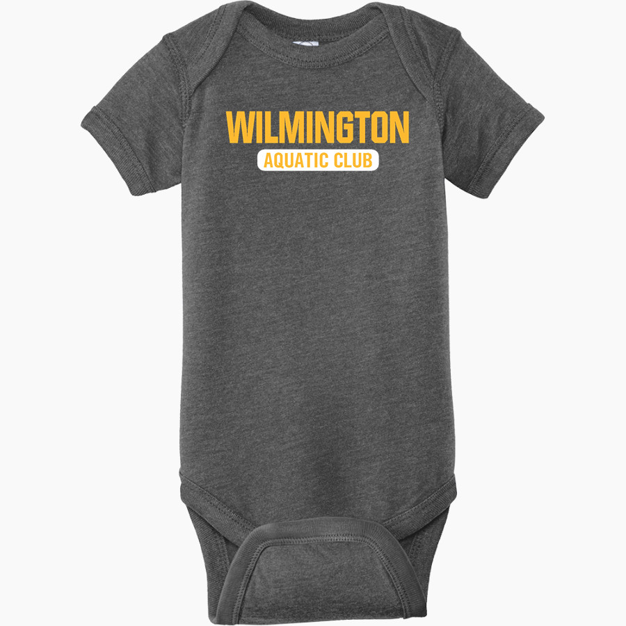 Wilmington Aquatic Club Sea Tigers <span class="pdp-name-mascot">Wilmington Aquatic Club Sea Tigers</span> Rabbit Skins Infant Fine Jersey Bodysuit