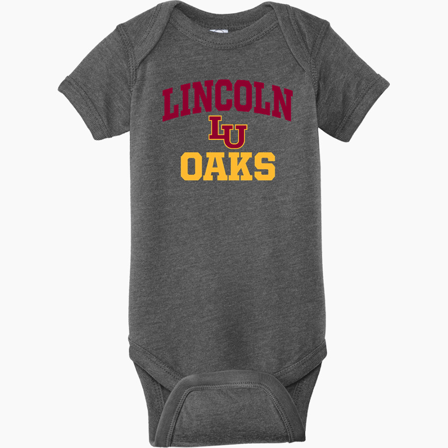 Lincoln Oaks <span class="pdp-name-mascot">Lincoln University Oaks</span> Rabbit Skins Infant Fine Jersey Bodysuit