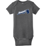 Brandeis Judges Online Store <span class="pdp-name-mascot">Brandeis Judges</span> Rabbit Skins Infant Fine Jersey Bodysuit Front Thumbnail