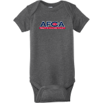 AFCA <span class="pdp-name-mascot">Afca Texas</span> Rabbit Skins Infant Fine Jersey Bodysuit Front Thumbnail