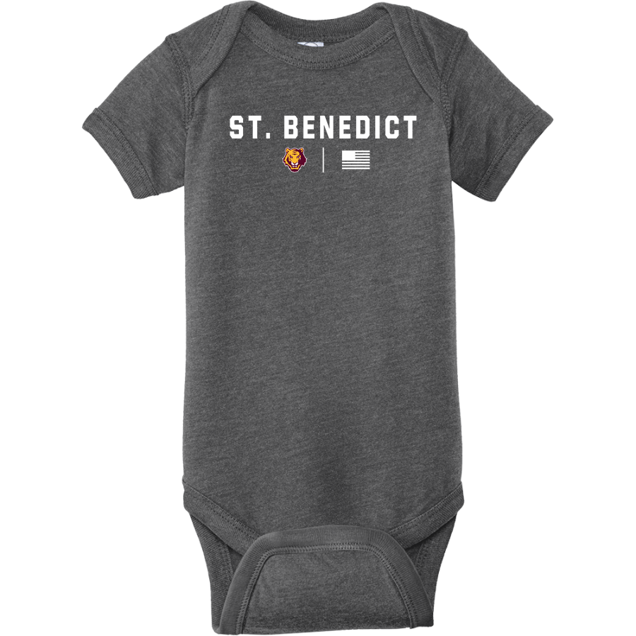 St. Benedict Bengals <span class="pdp-name-mascot">St. Benedict Bengals</span> Rabbit Skins Infant Fine Jersey Bodysuit