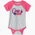 Alamance Christian Warriors Rabbit Skins Infant Baseball Fine Jersey Onesie Front Thumbnail