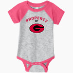 Gunn Titans <span class="pdp-name-mascot">Gunn Titans</span> Rabbit Skins Infant Baseball Fine Jersey Onesie Front Thumbnail