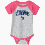 Lake Howell Silverhawks Rabbit Skins Infant Baseball Fine Jersey Onesie Front Thumbnail
