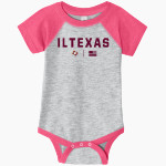 IL Texas Eagles Rabbit Skins Infant Baseball Fine Jersey Onesie Front Thumbnail