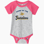 St. JOHN PAUL II CATHOLIC GUARDIANS ONLINE STORE <span class="pdp-name-mascot">JOHN PAUL II GUARDIANS</span> Rabbit Skins Infant Baseball Fine Jersey Onesie Front Thumbnail