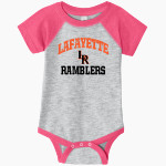 Lafayette Ramblers Rabbit Skins Infant Baseball Fine Jersey Onesie Front Thumbnail