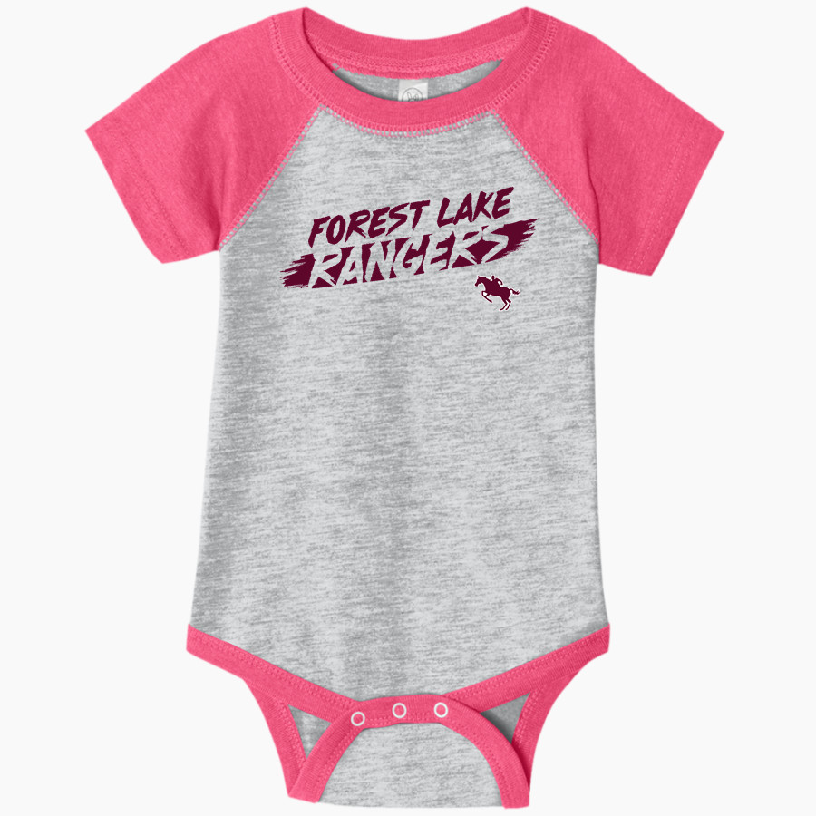 Forest Lake Rangers Rabbit Skins Infant Baseball Fine Jersey Onesie