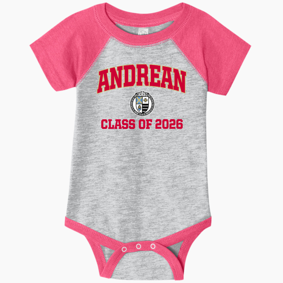 Andrean 59ers <span class="pdp-name-mascot">Andrean 59ers</span> Rabbit Skins Infant Baseball Fine Jersey Onesie