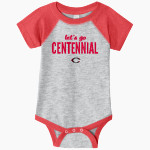 CENTENNIAL HIGH SCHOOL HUSKIES <span class="pdp-name-mascot">CENTENNIAL HUSKIES</span> Rabbit Skins Infant Baseball Fine Jersey Onesie Front Thumbnail