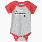 BILOXI HIGH SCHOOL INDIANS Rabbit Skins Infant Baseball Fine Jersey Onesie Front Thumbnail