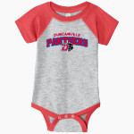 DUNCANVILLE HIGH SCHOOL PANTHERS Rabbit Skins Infant Baseball Fine Jersey Onesie Front Thumbnail