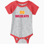 MATER DEI HIGH SCHOOL WILDCATS <span class="pdp-name-mascot">MATER DEI WILDCATS</span> Rabbit Skins Infant Baseball Fine Jersey Onesie Front Thumbnail