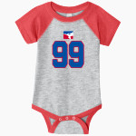 University of Personal Fitness University of Personal Fitness <span class="pdp-name-mascot">University of Personal Fitness</span> Rabbit Skins Infant Baseball Fine Jersey Onesie Front Thumbnail