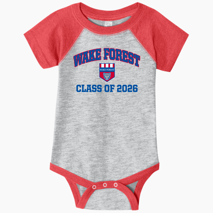 Wake Forest Cougars <span class="pdp-name-mascot">Wake Forest Cougars</span> Rabbit Skins Infant Baseball Fine Jersey Onesie