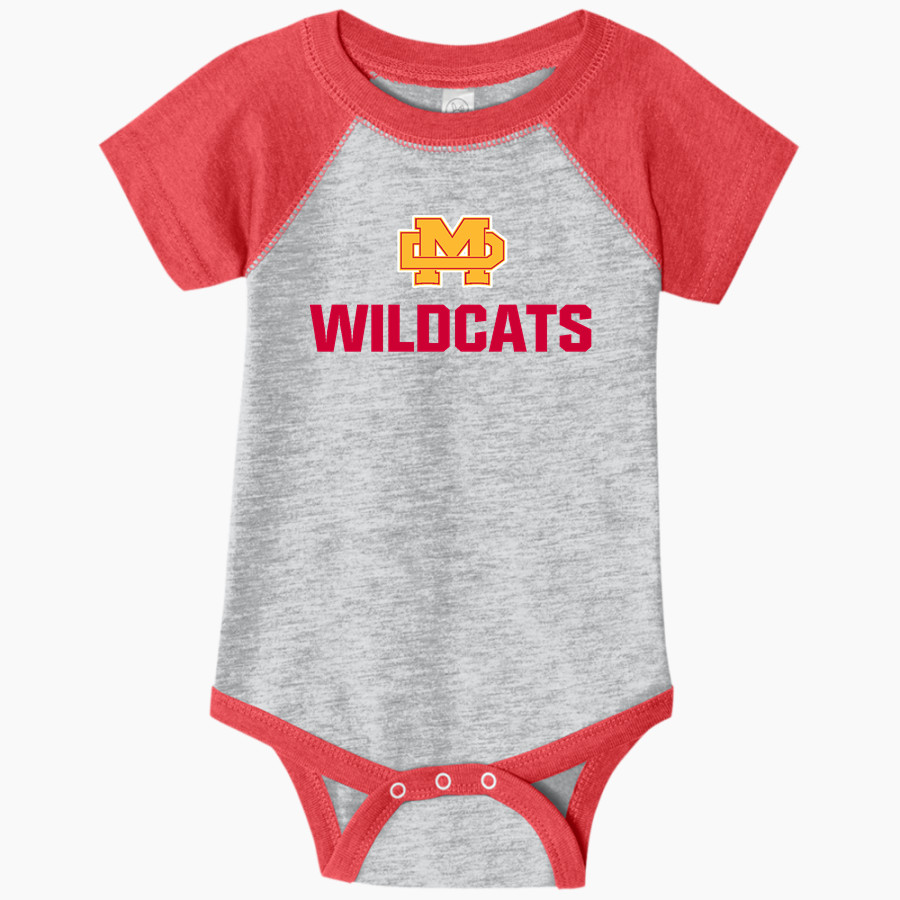 MATER DEI HIGH SCHOOL WILDCATS <span class="pdp-name-mascot">MATER DEI WILDCATS</span> Rabbit Skins Infant Baseball Fine Jersey Onesie