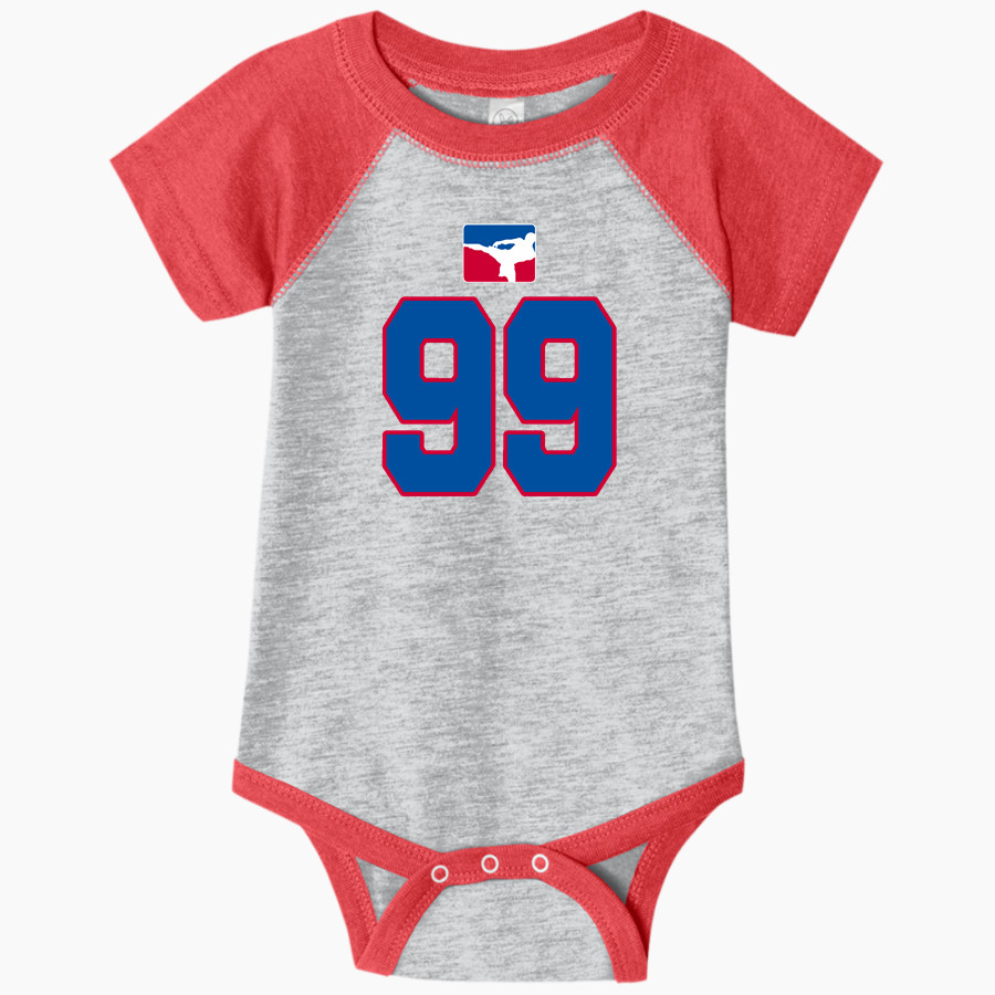 University of Personal Fitness University of Personal Fitness <span class="pdp-name-mascot">University of Personal Fitness</span> Rabbit Skins Infant Baseball Fine Jersey Onesie