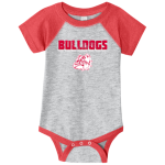 TUCKERMAN HIGH SCHOOL BULLDOGS <span class="pdp-name-mascot">TUCKERMAN BULLDOGS</span> Rabbit Skins Infant Baseball Fine Jersey Onesie Front Thumbnail