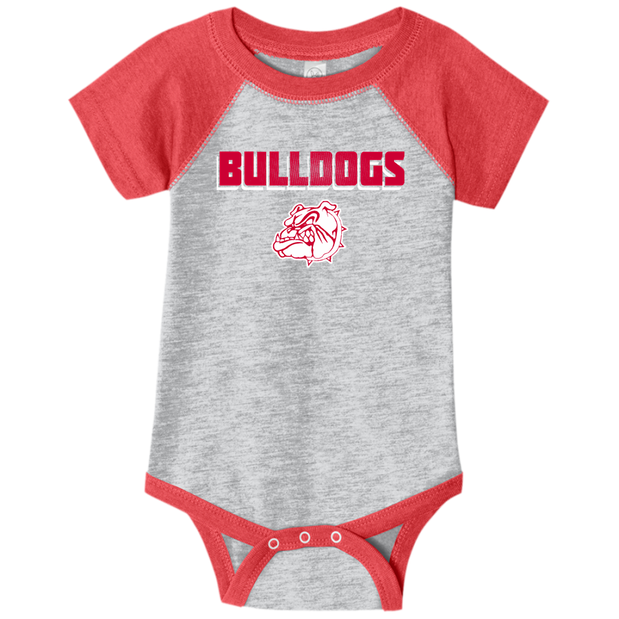 TUCKERMAN HIGH SCHOOL BULLDOGS <span class="pdp-name-mascot">TUCKERMAN BULLDOGS</span> Rabbit Skins Infant Baseball Fine Jersey Onesie