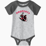 California University of Pennsylvania Rabbit Skins Infant Baseball Fine Jersey Onesie Front Thumbnail
