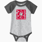 ATLANTA HIGH SCHOOL BULLDOGS <span class="pdp-name-mascot">ATLANTA BULLDOGS</span> Rabbit Skins Infant Baseball Fine Jersey Onesie Front Thumbnail