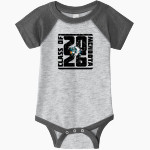 MENDOTA HIGH SCHOOL AZTECS Rabbit Skins Infant Baseball Fine Jersey Onesie Front Thumbnail