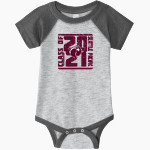 Seattle Pacific Falcons <span class="pdp-name-mascot">Seattle Pacific Falcons</span> Rabbit Skins Infant Baseball Fine Jersey Onesie Front Thumbnail