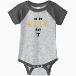 Trumann Wildcats <span class="pdp-name-mascot">Trumann School District Wildcats</span> Rabbit Skins Infant Baseball Fine Jersey Onesie Front Thumbnail