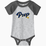 Devon Prep <span class="pdp-name-mascot">Devon Tide</span> Rabbit Skins Infant Baseball Fine Jersey Onesie Front Thumbnail