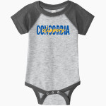 Concordia Clippers Rabbit Skins Infant Baseball Fine Jersey Onesie Front Thumbnail