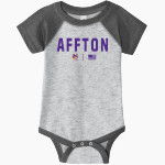 AFFTON HIGH SCHOOL Cougars Online Store <span class="pdp-name-mascot">AFFTON COUGARS</span> Rabbit Skins Infant Baseball Fine Jersey Onesie Front Thumbnail
