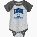 UAH Chargers <span class="pdp-name-mascot">University of Alabama Chargers</span> Rabbit Skins Infant Baseball Fine Jersey Onesie Front Thumbnail