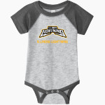 ILLINOIS LIGHTNING SOFTBALL <span class="pdp-name-mascot">ILLINOIS LIGHTNING</span> Rabbit Skins Infant Baseball Fine Jersey Onesie Front Thumbnail