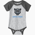 Pearson Panthers <span class="pdp-name-mascot">Pearson School Panthers</span> Rabbit Skins Infant Baseball Fine Jersey Onesie Front Thumbnail