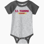 S.S. Training Academy Online Apparel Store <span class="pdp-name-mascot">Sport Science Training Academy</span> Rabbit Skins Infant Baseball Fine Jersey Onesie Front Thumbnail