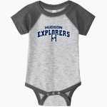 Hudson Explorers <span class="pdp-name-mascot">Hudson Explorers</span> Rabbit Skins Infant Baseball Fine Jersey Onesie Front Thumbnail