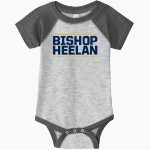 Bishop Heelan Crusaders Rabbit Skins Infant Baseball Fine Jersey Onesie Front Thumbnail