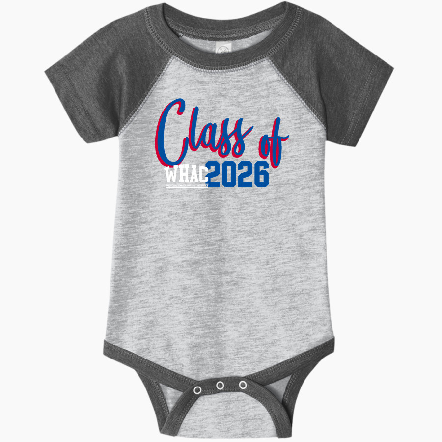 WOLVERINE-HOOSIER ATHLETIC CONFERENCE <span class="pdp-name-mascot">WOLVERINE-HOOSIER ATHLETIC CONFERENCE</span> Rabbit Skins Infant Baseball Fine Jersey Onesie