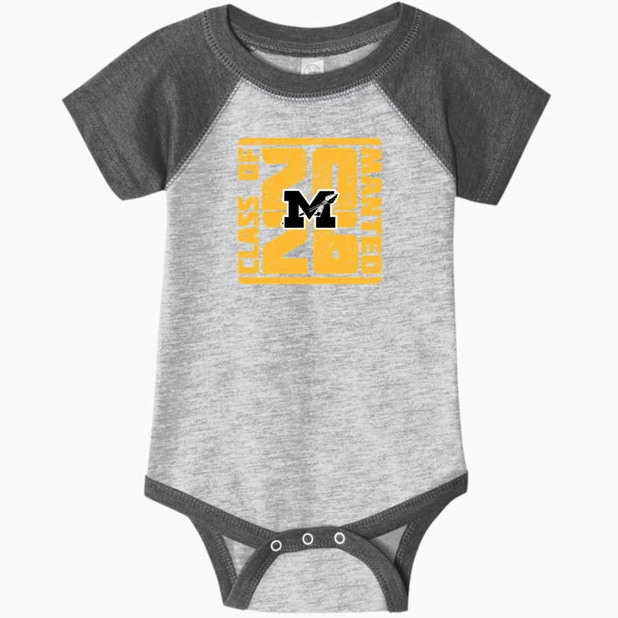Manteo Redskins Rabbit Skins Infant Baseball Fine Jersey Onesie