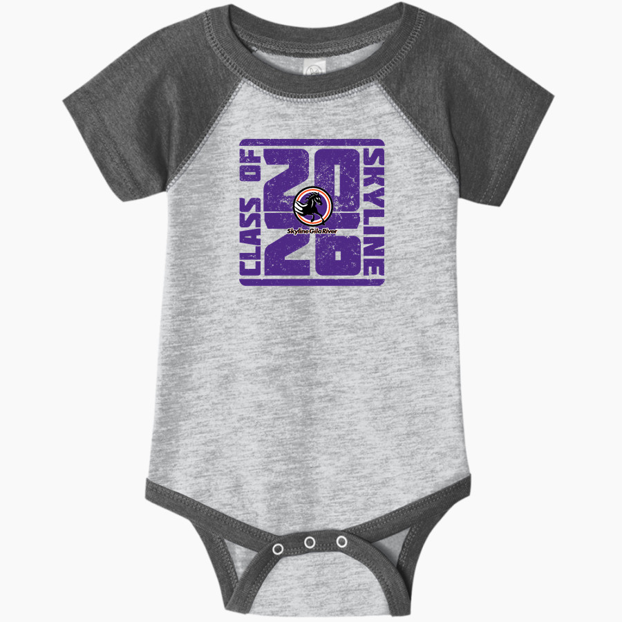 Skyline Gila River Mustangs <span class="pdp-name-mascot">Skyline Mustangs</span> Rabbit Skins Infant Baseball Fine Jersey Onesie