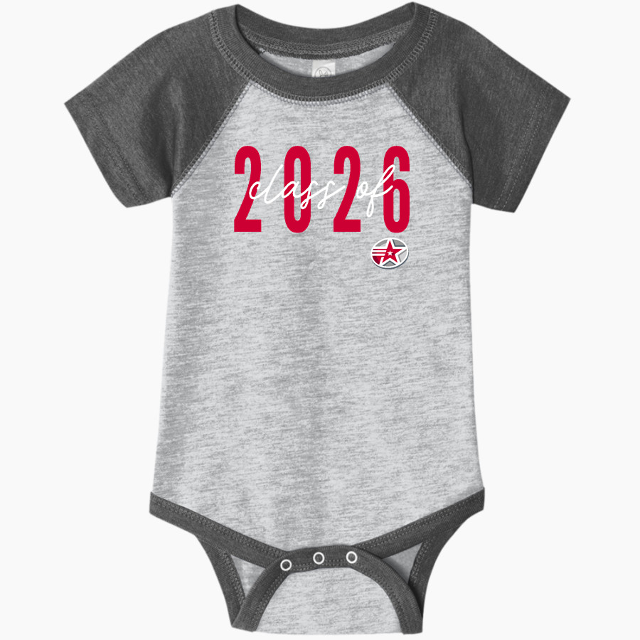 TERRELL HIGH SCHOOL TIGERS <span class="pdp-name-mascot">TERRELL TIGERS</span> Rabbit Skins Infant Baseball Fine Jersey Onesie