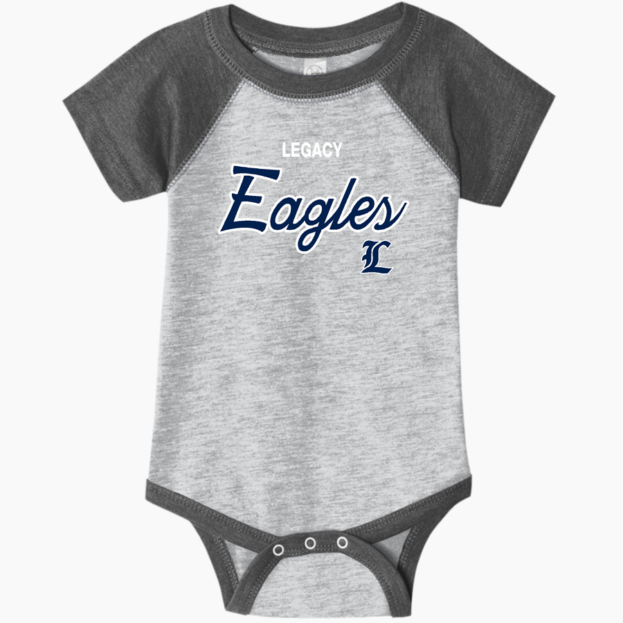 Legacy Eagles <span class="pdp-name-mascot">Legacy Charter Eagles</span> Rabbit Skins Infant Baseball Fine Jersey Onesie