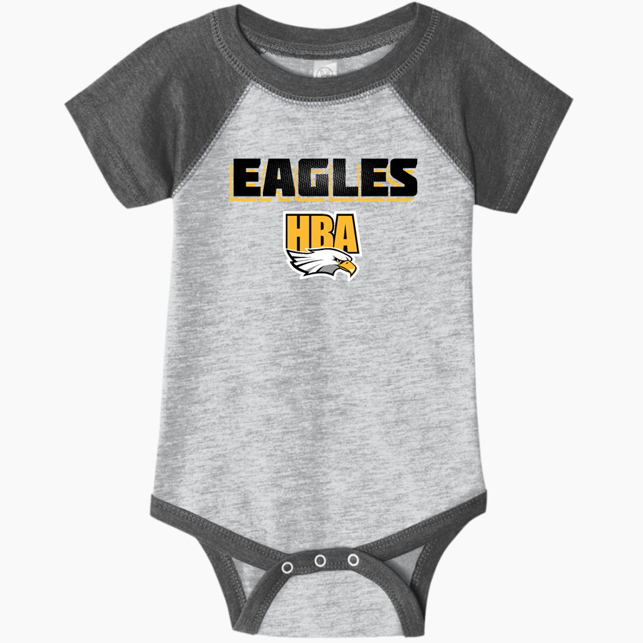 Hawaii Baptist Eagles <span class="pdp-name-mascot">HBA Eagles</span> Rabbit Skins Infant Baseball Fine Jersey Onesie