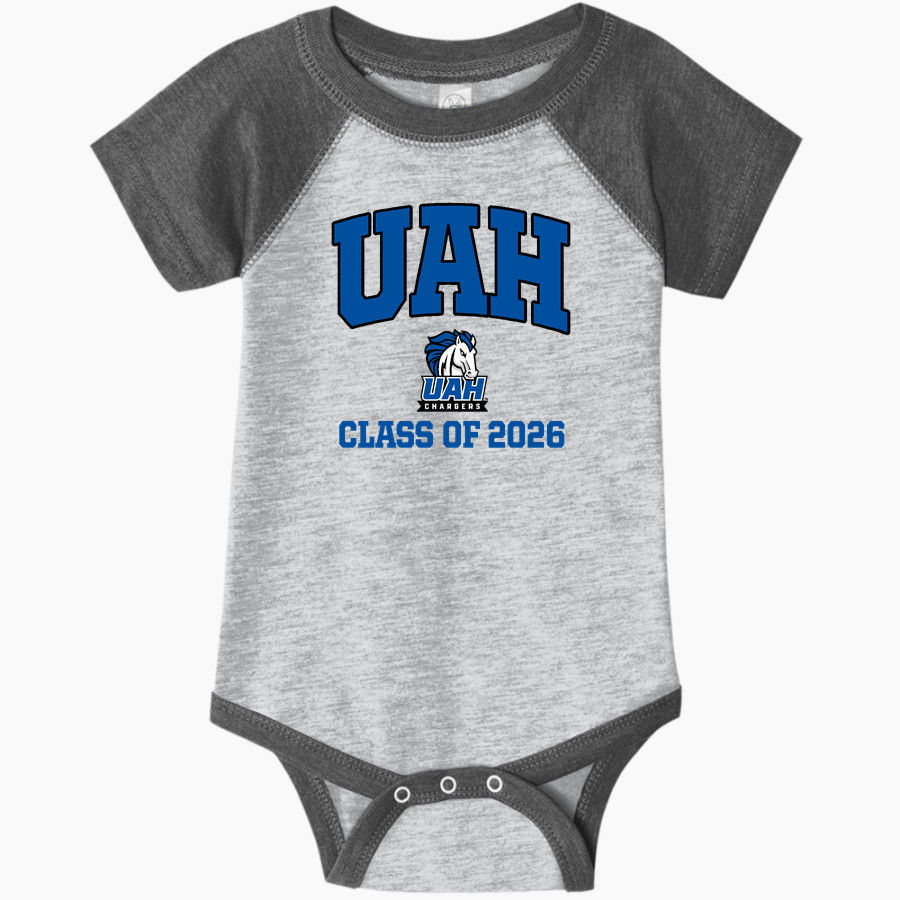 UAH Chargers <span class="pdp-name-mascot">University of Alabama Chargers</span> Rabbit Skins Infant Baseball Fine Jersey Onesie