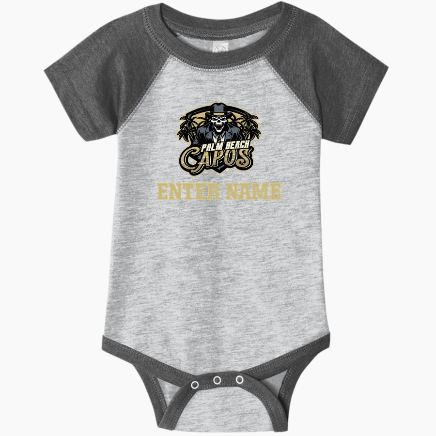 Palm Beach Capos <span class="pdp-name-mascot">Palm Beach Capos</span> Rabbit Skins Infant Baseball Fine Jersey Onesie