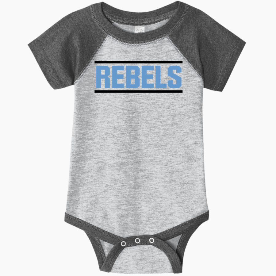 Boone County Rebels <span class="pdp-name-mascot">Boone County Rebels</span> Rabbit Skins Infant Baseball Fine Jersey Onesie